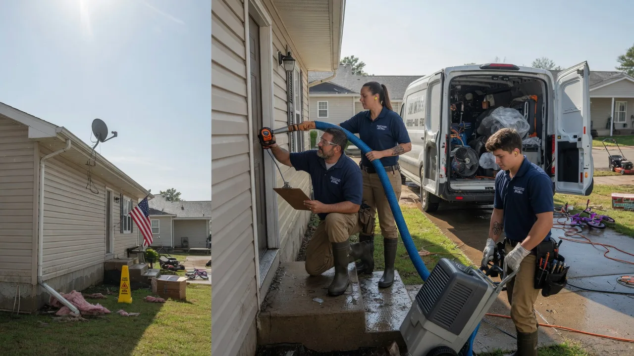 Ceiling Water Damage Restoration in Dunbridge, OH near me